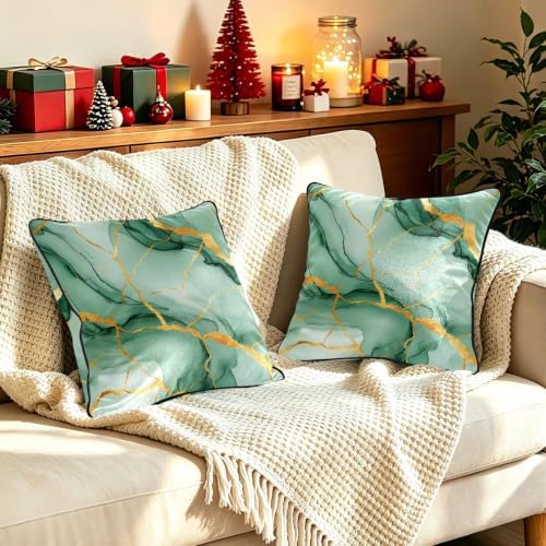 Pillow Covers Set of 2, 20x20 in, Modern Accent Cushion Covers
