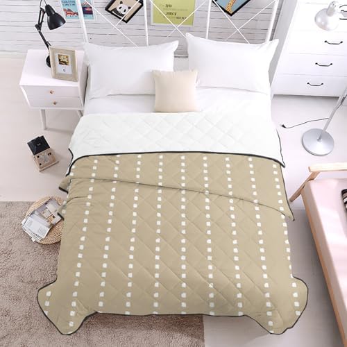 Stone Ticking Quilt California King Luxury Quilted Comforter