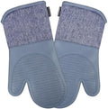Homewear Marlow Silicone Extra Long Oven Mitt 2 Piece Set, Heat and