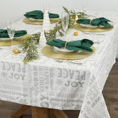 DII Holiday Dining Table Linen Metallic Fabric Kitchen Décor
