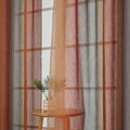 OWENIE Ombre Sheer Curtains for Bedroom Living Room 63 Inches Long 2