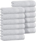 BOUTIQUO Ultra Soft Cotton Washcloths, Contains 12 Piece Face Cloths