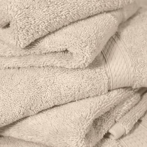 Luxury Heavyweight Egyptian Cotton Towels, Towel Set for Bathroom