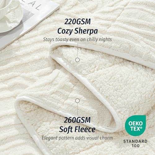 Wemore Soft Weighted Blanket for Adults 60" x 80" 20 lbs Queen Size