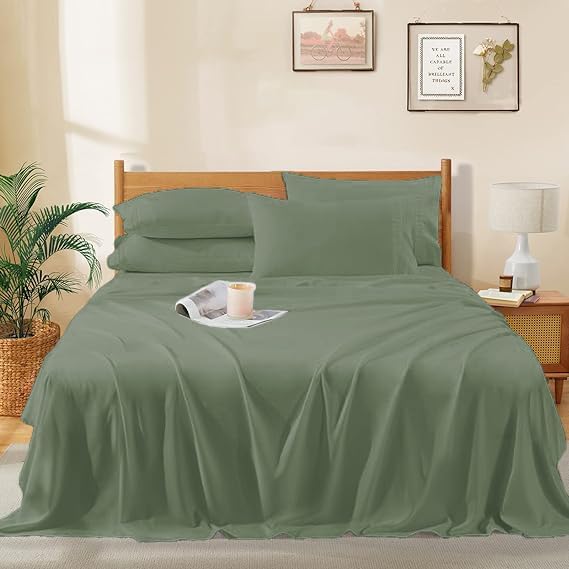 Flat Sheet Oversized King Plus Size (120"x120") Inch 800 Thread Count