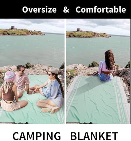 Extra Large Turkish Beach Towel Picnic Mat Throw Blanket Summer Woven