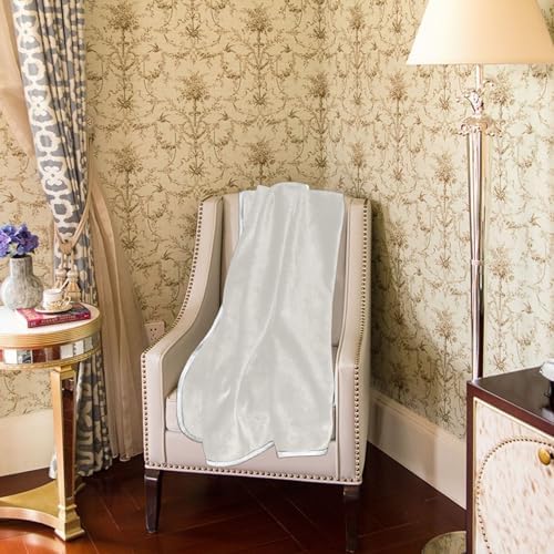 Beige Plush Throw Blankets for Bed Couch and Living Room Suitable