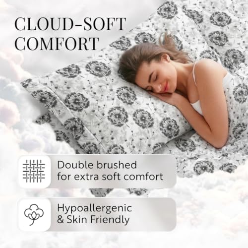 Linen Market 4 Piece Sheet Set Make A Wish Patterned, Queen, Light