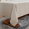 Linen World Linen Tablecloth,100% French Linen Natural Tablecloth 72"