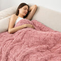Wemore Weighted Blanket for Adults Queen Size 15 lbs 60"x80" Apricot