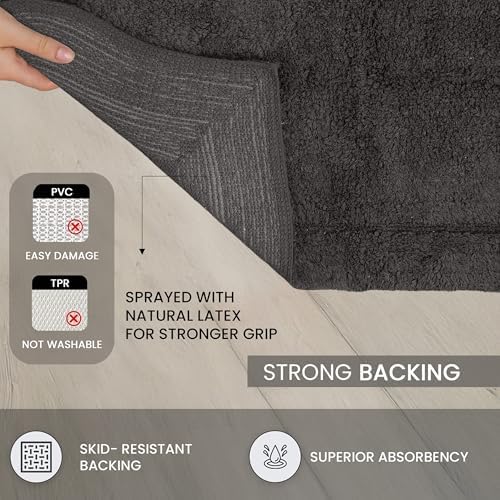 Home Weavers 100% Cotton Tufted Waterford Collection, Extra Soft and