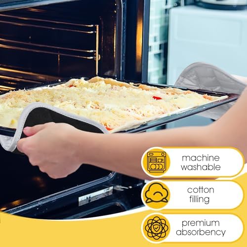 24 Pcs Pot Holders Bulk for Kitchen Heat Resistant, 7 x 7 Inch Cotton
