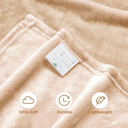 DREAMNINE Extra Large Fleece Blanket Soft Comfy Fluffy Bed Blankets