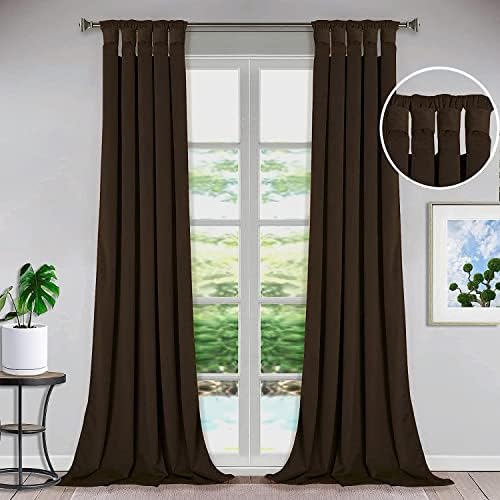 Pure Elegant Twist Tab Curtains – Premium Blackout Thermal Panels for