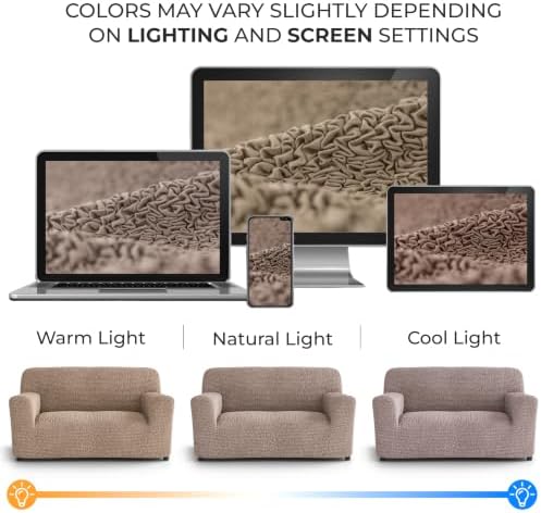 PAULATO Premium Stretch Couch Covers for Sofa - Sofa Chair Cover