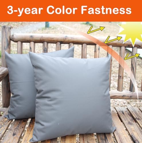 Sigmat Waterproof Outdoor Pillow Covers Fade Resistant Decorative