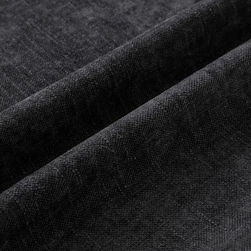 MANDIOO Pack of 2 Faux Linen Chenille Throw Pillow Covers Decorative
