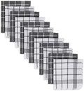 DII Waffle Weave Kitchen Collection, 100% Cotton, Dishcloth Set, Gray