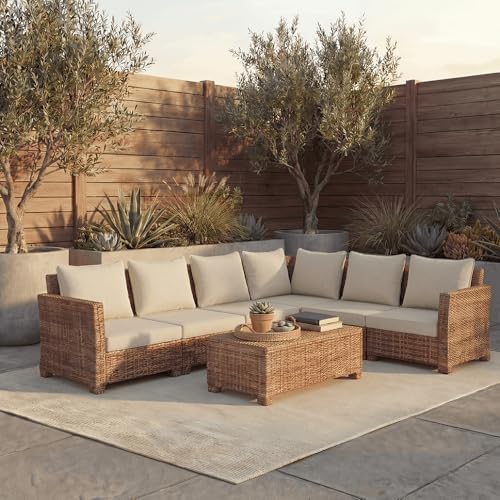 PatioGlow Outdoor Seat Cushion Set, 24" x 24" x 3.5", Set of 2