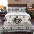 Boho Full Duvet Cover Set - 4 Pcs Comforter Cover Bedding Sets with