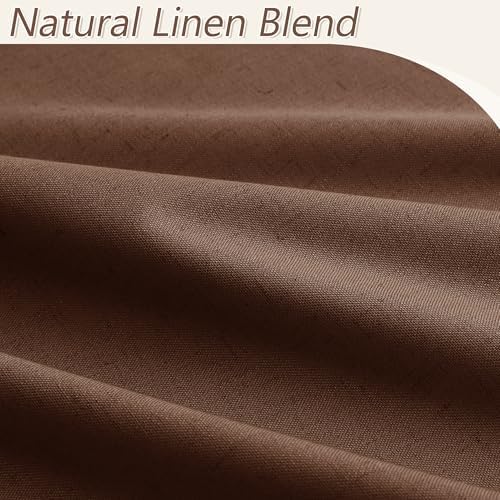 Guken 100% Blackout Curtains 72 Inch Length 2 Panels Set for Living