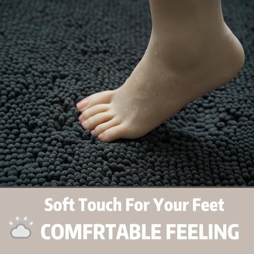 Bathroom Rug Sets 2 Piece, Extra Thick and Absorbent, Non-Slip