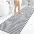 OLANLY Bathroom Runner Rugs 59x20, Thick Soft Absorbent Chenille Bath