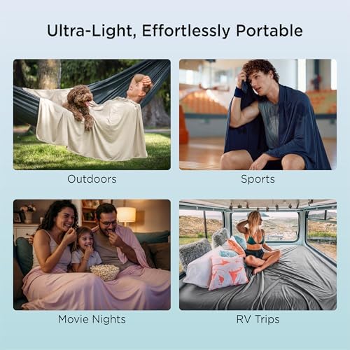 Bedsure Lightweight Cold Blanket for Summer, Bed Cooling Blanket Twin