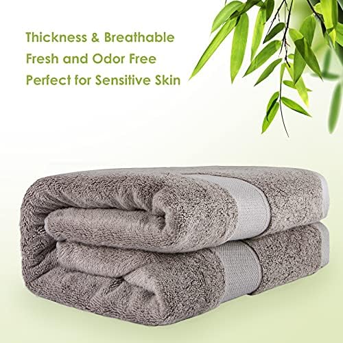 Extra Large Bath Sheet Towel for Body, Sensitive Skin, Adult Kids Baby