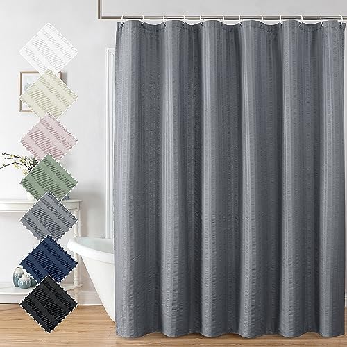 Aiyufeng Moga Grey Shower Curtain Hotel Luxury Quality, Fabric Shower