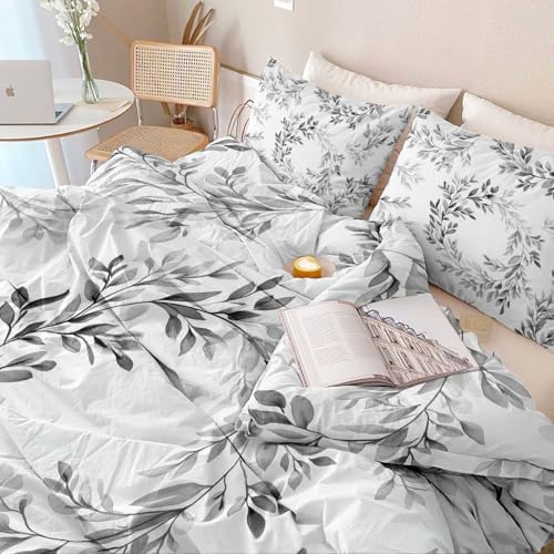 Duvet Cover King 102" x 87" Size - Reversible Minimalist Retro
