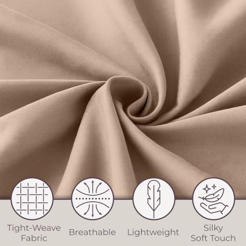 Sheets for Queen Size Bed - 4-Piece Wrinkle Resistant Brushed