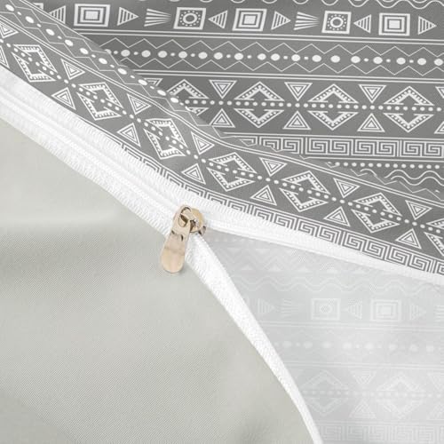 Feelyou Boho Duvet Cover Full Size Bohemian Aztec Comforter Cover for
