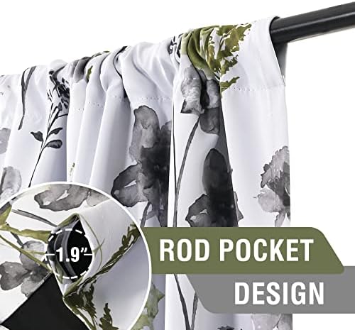 H.VERSAILTEX 100% Blackout Curtains 96 Inches for Living Room