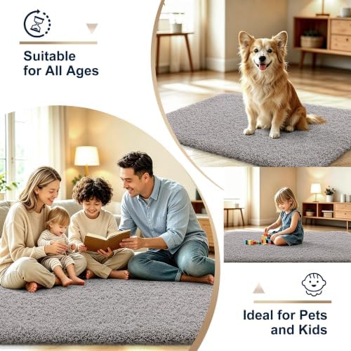 OLANLY Microfiber Bathroom Runner Rugs 59x20, Soft Bath Mat, Light