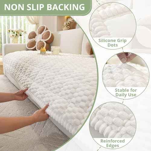 OstepDecor Washable Non-Slip Couch Cover for Dogs