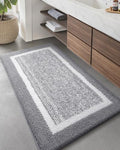 Color&Geometry Simple and Stylish Long Bathroom Rugs Runner Non Slip