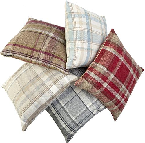 McAlister Textiles Charcoal Gray Heritage Tartan Decorative Throw
