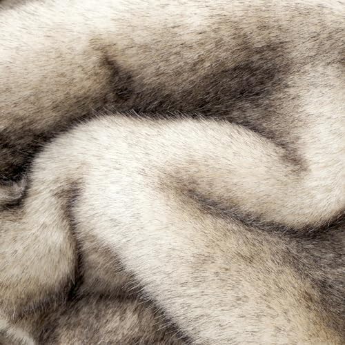 BATTILO Luxury Large Faux Fur Throw Blanket for Couch, 60"x80", Thick