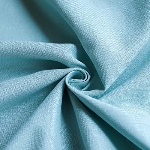 YSUEFIJO Tablecloth Round 71in, Linen Tablecloth Heavy Duty Fabric