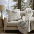EVERGRACEHOME Luxury Soft Faux Chinchilla Fur Throw Blanket 60”x80”
