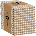 Native Fab Gingham Check Kitchen Dish Towels 16"x26" Set of 12-100%