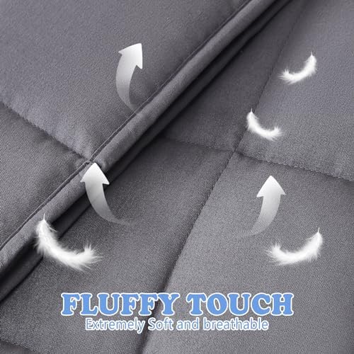 Weighted Blanket - Weighted Blanket 5 lbs Grey Heavy Blanket