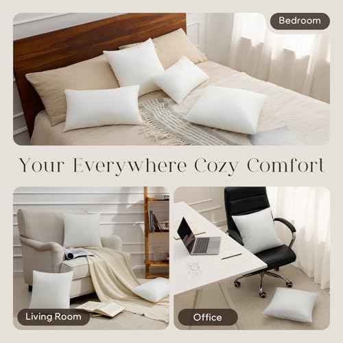 Phantoscope 18x18 Pillow Inserts, Throw Pillow Inserts for Couch, Pack
