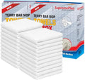 White Terry Bar Mop Towels, Pack of 400 (Approx.) 100% Cotton Cleaning