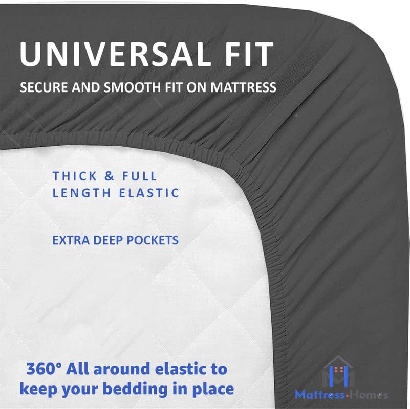 Mattress-Homes King Sheet Set 4 Piece – Ultra Soft Cooling Breathable