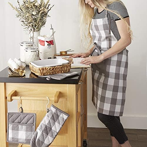 DII Buffalo Check Kitchen Collection, Classic Farmhouse Kitchen Set