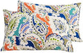YuHeGuoJi Paisley Pillow Cases Set of 2 King 100% Cotton Boho Floral