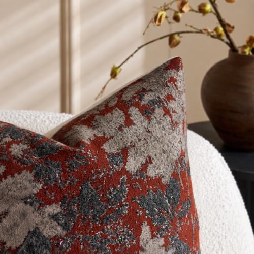 Warmstar Vintage Leaf Print Throw Pillow Cover 18x18 Set of 2,Neutral