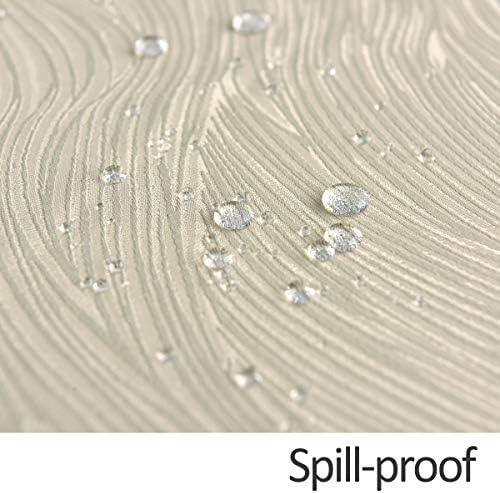 maxmill Jacquard Table Cloth Swirl Pattern Spillproof Wrinkle